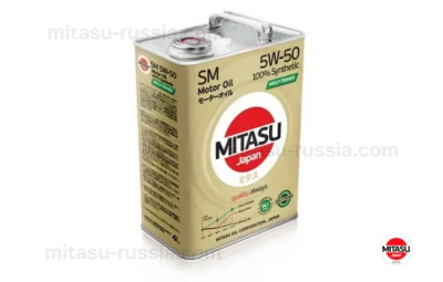 MJ M-13 MITASU MOLY-TRiMER SM 5W-50 100% Synthetic MJM134