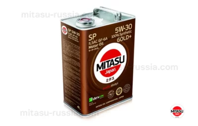 MJ P01 MITASU GOLD Plus SP 5W-30 ILSAC GF-6A 100% Synthetic MJP014