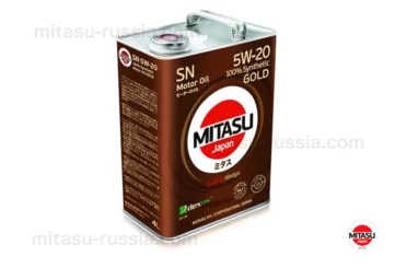 MJ 100 MITASU GOLD SN 5W-20 ILSAC GF-5 100% Synthetic MJ1004