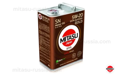 MJ 100 MITASU GOLD SN 5W-20 ILSAC GF-5 100% Synthetic MJ1004