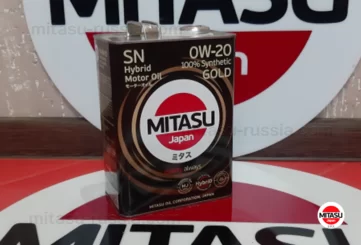 MJ 102 MITASU GOLD SN 0W-20 ILSAC GF-5 100% Synthetic MJ1024