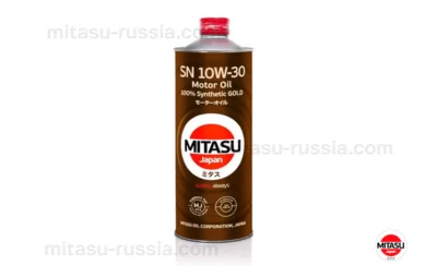 MJ-105 MITASU GOLD SN 10W-30 ILSAC GF-5 100% Synthetic MJ1051