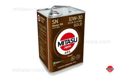 MJ-105 MITASU GOLD SN 10W-30 ILSAC GF-5 100% Synthetic MJ1056