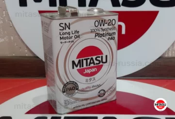 MJ 110 MITASU PLATINUM PAO SN 0W-20 100% Synthetic MJ1104