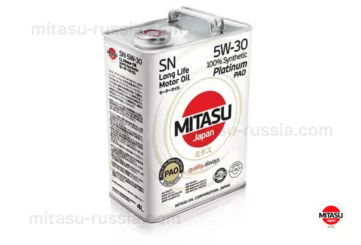 MJ 111 MITASU PLATINUM PAO SN 5W-30 Dexos 2 100% Synthetic MJ1114