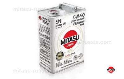 MJ 113 MITASU PLATINUM PAO SN 5W-50 100% Synthetic MJ1134