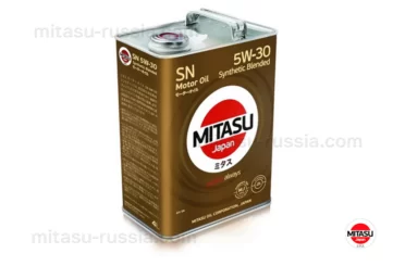 MJ 120 MITASU MOTOR OIL SN 5W-30 ILSAC GF-5 Synthetic Blended MJ1204