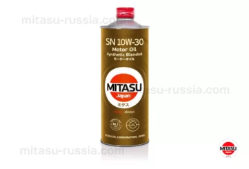 MJ 121 MITASU MOTOR OIL SN 10W-30 ILSAC GF-5 Synthetic Blended MJ1211