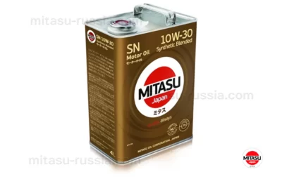 MJ 121 MITASU MOTOR OIL SN 10W-30 ILSAC GF-5 Synthetic Blended MJ1214