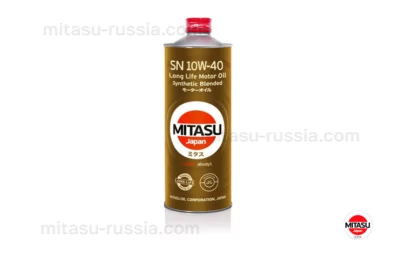 MJ 122A MITASU MOTOR OIL SN 10W-40 Synthetic Blended MJ122A1