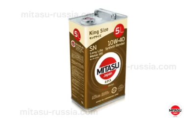 MJ 122A MITASU MOTOR OIL SN 10W-40 Synthetic Blended MJ122A5