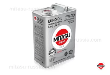 MJ 210 MITASU EURO DIESEL LL 5W-30 100% Synthetic MJ2104