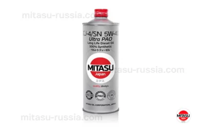 MJ 211 MITASU ULTRA DIESEL CJ-4/SM 5W-40 100% Synthetic MJ2111