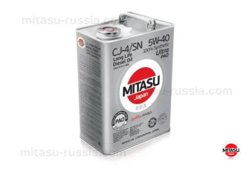 MJ 211 MITASU ULTRA DIESEL CJ-4/SM 5W-40 100% Synthetic MJ2114