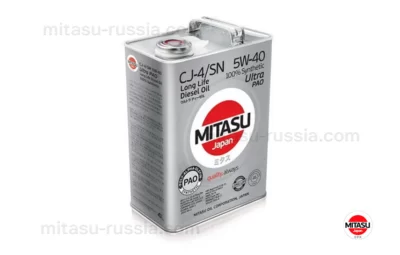 MJ 211 MITASU ULTRA DIESEL CJ-4/SM 5W-40 100% Synthetic MJ2114