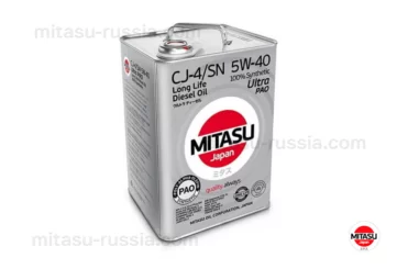 MJ 211 MITASU ULTRA DIESEL CJ-4/SM 5W-40 100% Synthetic MJ2116