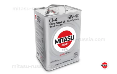 MJ 212 MITASU ULTRA DIESEL CI-4 5W-40 100% Synthetic MJ2126