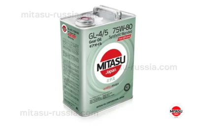 MJ-441 MITASU FE GEAR OIL GL-4/5 75W-80 Synthetic Blended MJ4414