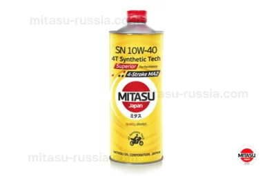 MJ 952 MITASU SUPERIOR 4-STROKE SN/MA2 10W-40 Synthetic Tech MJ9521